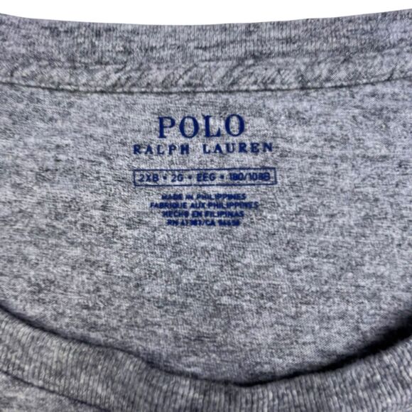 Polo Bear by Ralph Lauren T-Shirt Ski Shirt Size 2XB Gray Short Sleeve Skiing - Picture 3 of 6